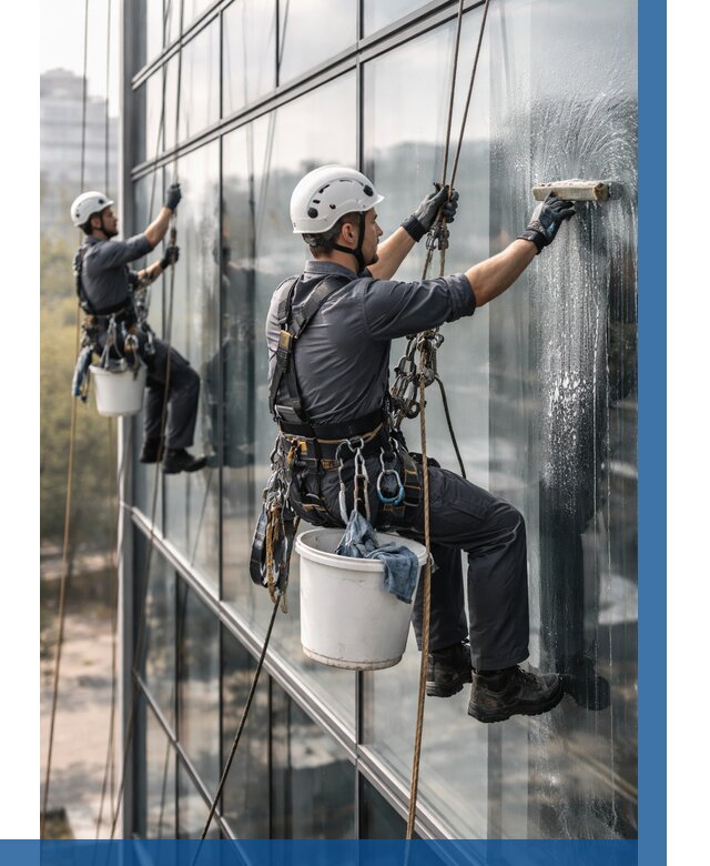 Мойка сплошного остекления в Вязьме, заказать от 308 р.| ВЫСОТНИК-Взь