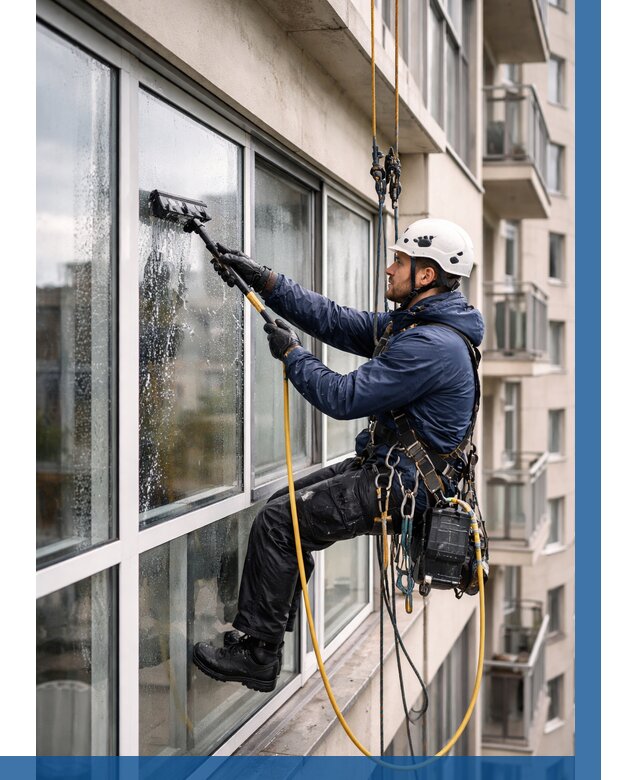 Мойка балконного остекления в Вязьме от 3599 р. | ВЫСОТНИК-Взь