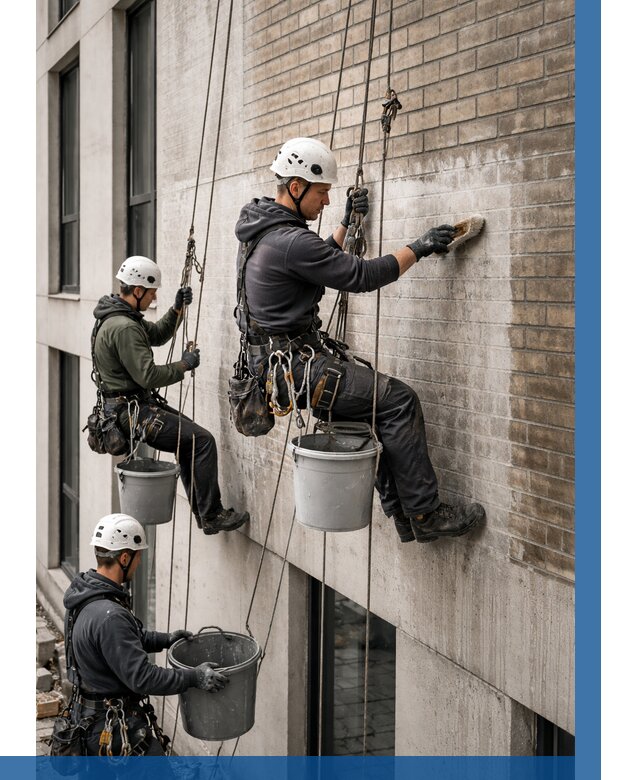 Удаление высолов с фасада в Вязьме от 257 р. | ВЫСОТНИК-Взь