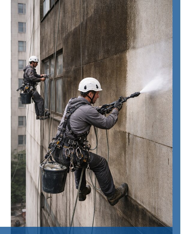 Очистка фасада от копоти в Вязьме от 257 р. | ВЫСОТНИК-Взь