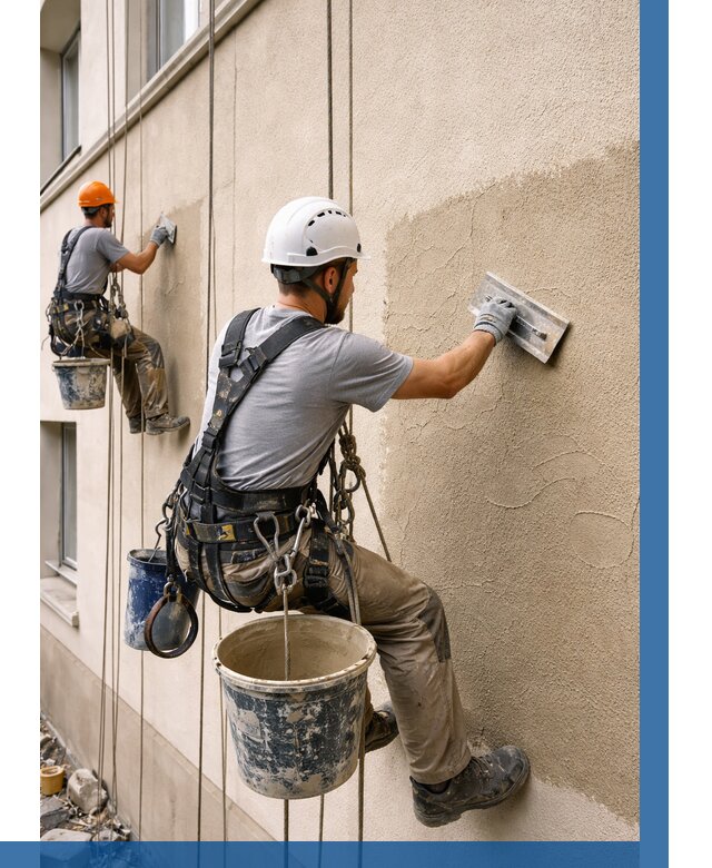 Декоративная штукатурка фасада в Вязьме от 1234 р. | ВЫСОТНИК-Взь