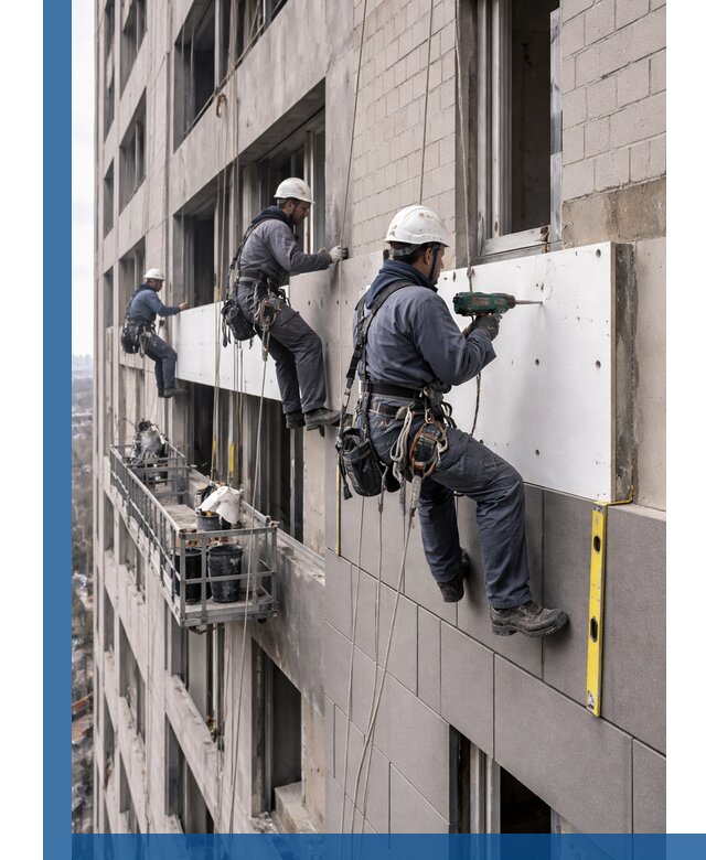 Монтаж фасадных термопанелей высокого качества в Вязьме