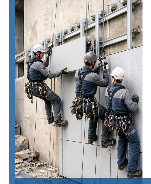 Монтаж вентилируемого фасада в Вязьме под ключ с гарантией качества