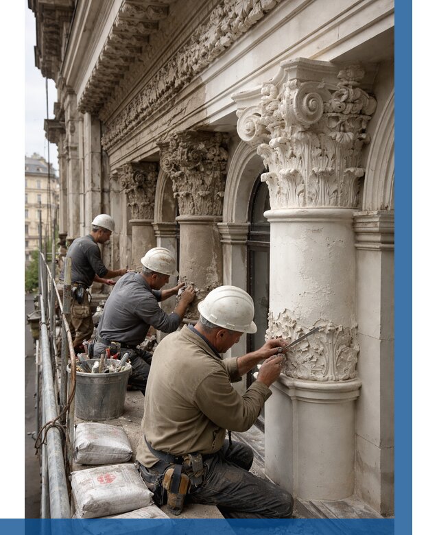 Реставрация фасадной лепнины в Вязьме от 2571 р. | ВЫСОТНИК-Взь