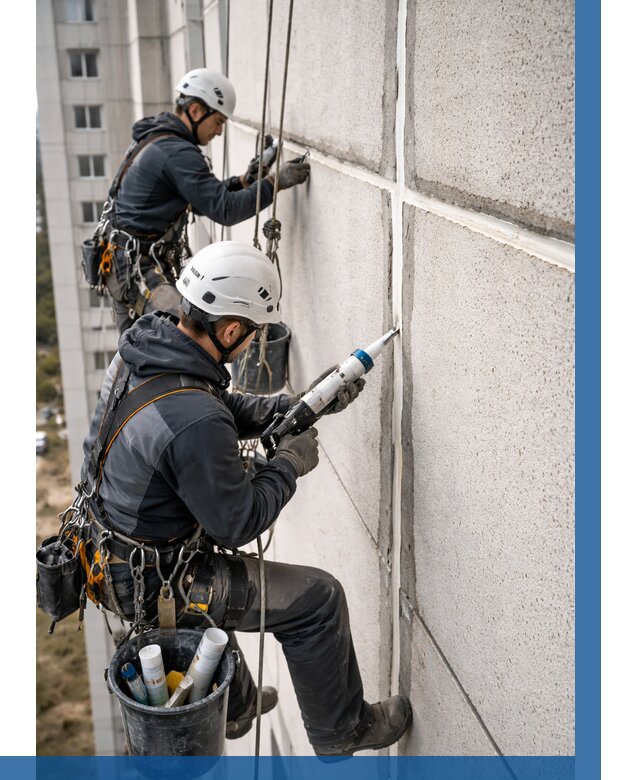 Герметизация межпанельных швов в Вязьме от 720 р. | ВЫСОТНИК-Взь
