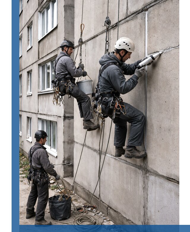 Герметизация межпанельных швов в Вязьме с гарантией герметичности