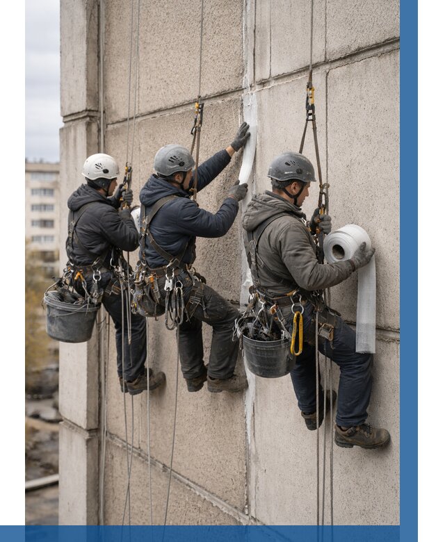 Ремонт межпанельных швов в Вязьме от 771 р. | ВЫСОТНИК-Взь