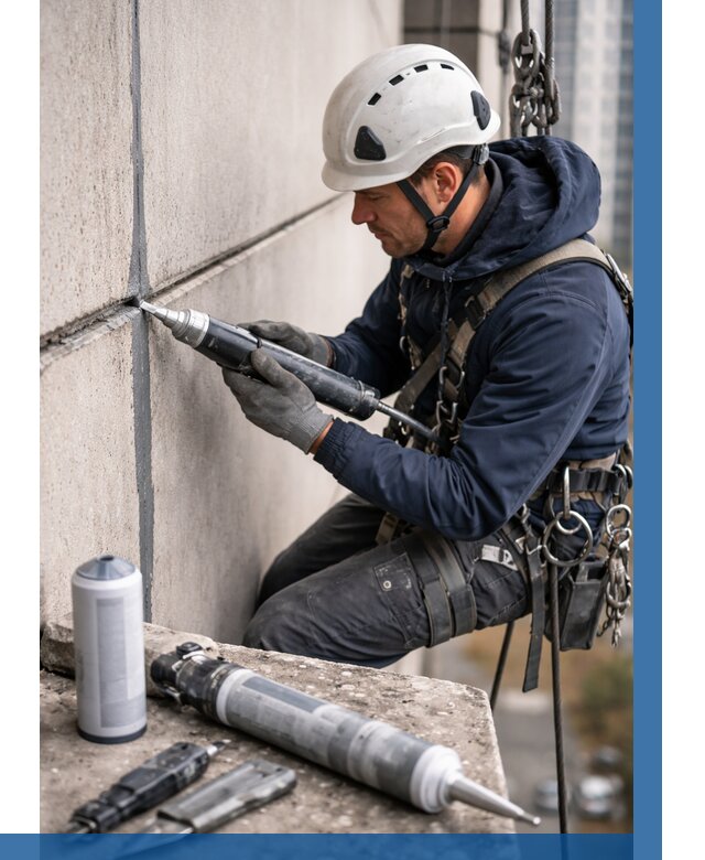 Вторичная герметизация швов в Вязьме от 463 р. | ВЫСОТНИК-Взь