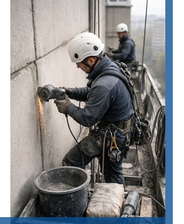 Штробление межпанельных швов в Вязьме от 1234 р. | ВЫСОТНИК-Взь