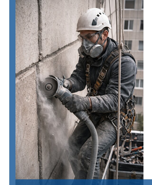 Штробление межпанельных швов в Вязьме качественно и быстро