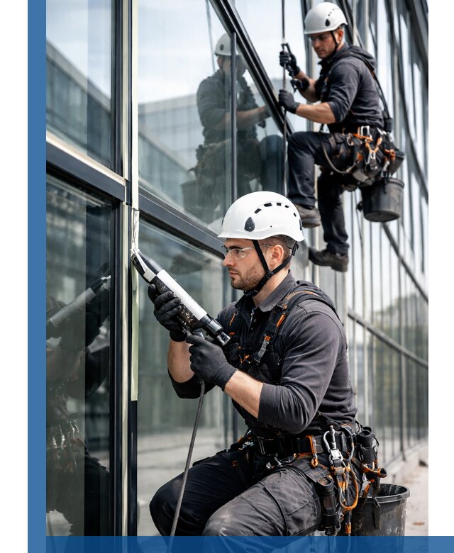 Герметизация витражных швов в Вязьме для зданий и фасадов