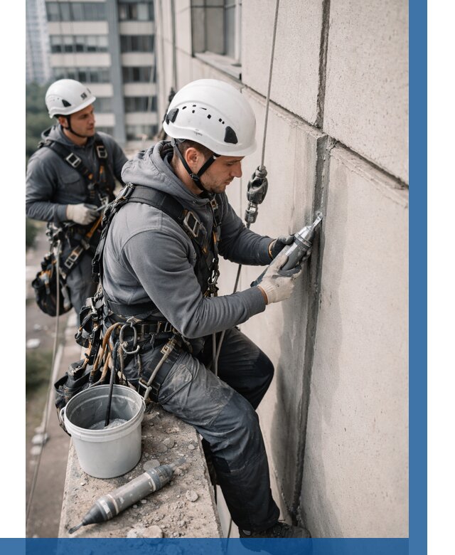 Ремонт деформационных швов здания в Вязьме от 1028 р. | ВЫСОТНИК-Взь