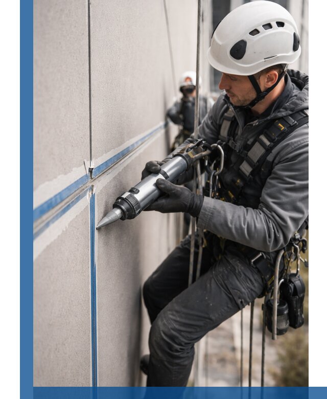 Герметизация стыков фасадных панелей в Вязьме качественно и быстро