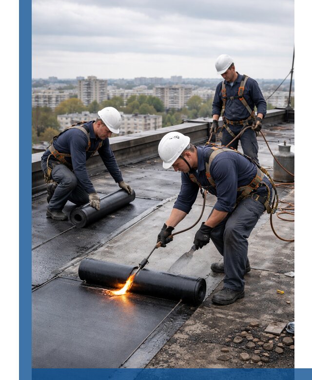 Ремонт наплавляемой кровли в Вязьме качественно и надежно