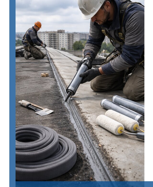 Герметизация швов кровли в Вязьме с гарантией герметичности