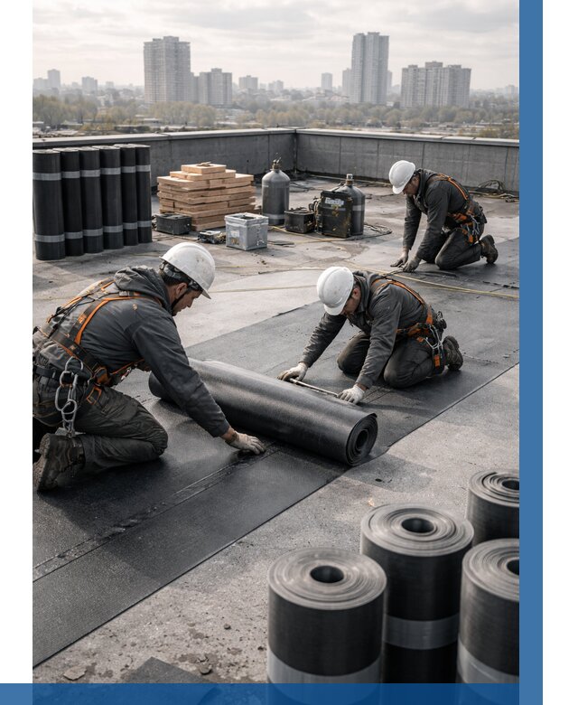 Монтаж мягкой кровли под ключ в Вязьме от 463 р. | ВЫСОТНИК-Взь