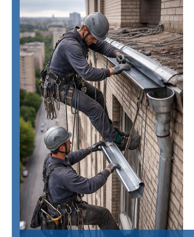 Ремонт водосточных желобов в Вязьме, быстро и качественно