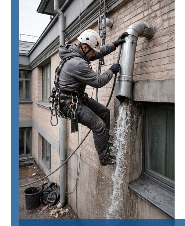 Профессиональная прочистка водосточных труб в Вязьме с гарантией