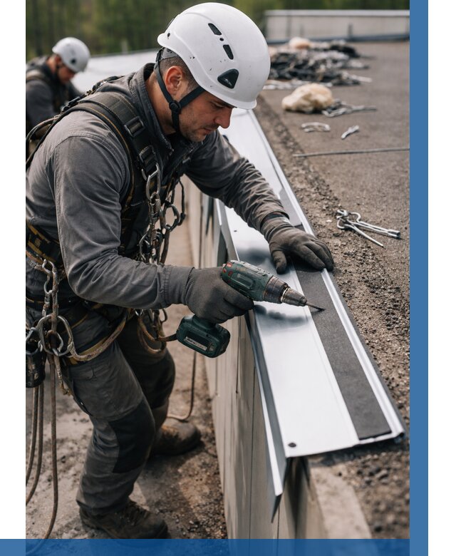 Монтаж капельника на кровле в Вязьме от 308 р. | ВЫСОТНИК-Взь