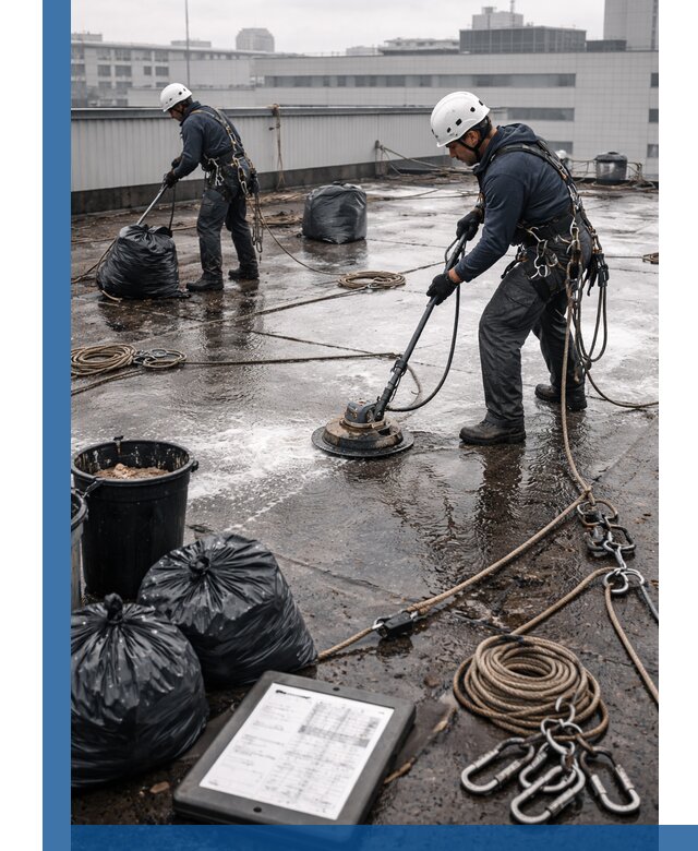 Плановая очистка кровли по графику в Вязьме для безопасности