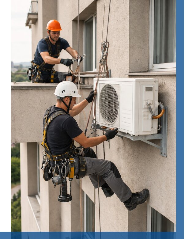 Монтаж внешнего блока кондиционера в Вязьме от 6683 р. | ВЫСОТНИК-Взь