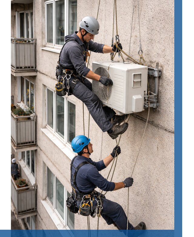 Перенос внешнего блока кондиционера в Вязьме от 9254 р.| ВЫСОТНИК-Взь