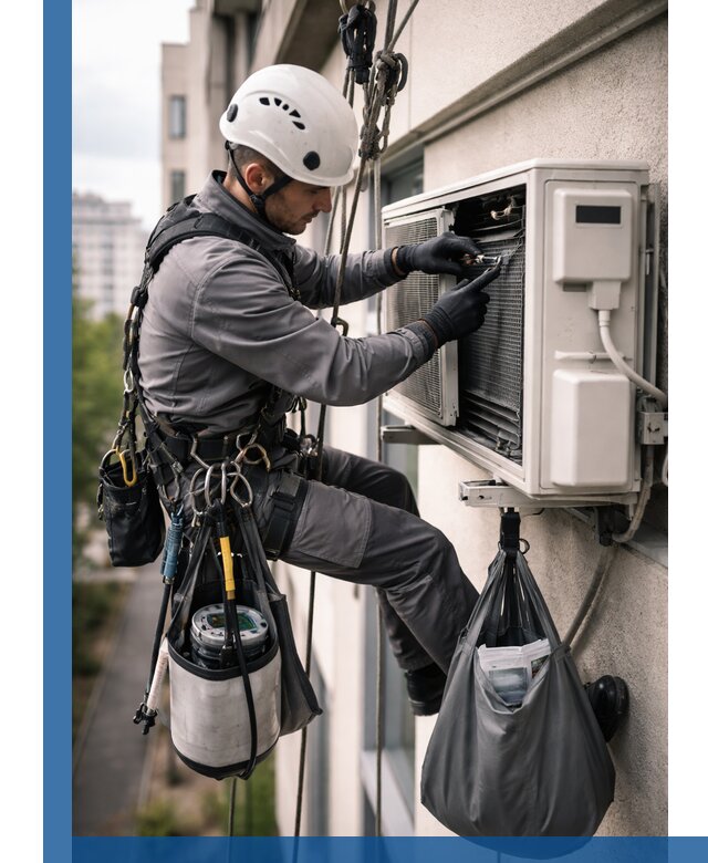 Обслуживание внешнего блока кондиционера в Вязьме профессионально