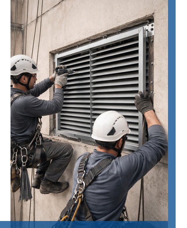 Монтаж вентиляционных решеток в Вязьме от 4627 р. | ВЫСОТНИК-Взь