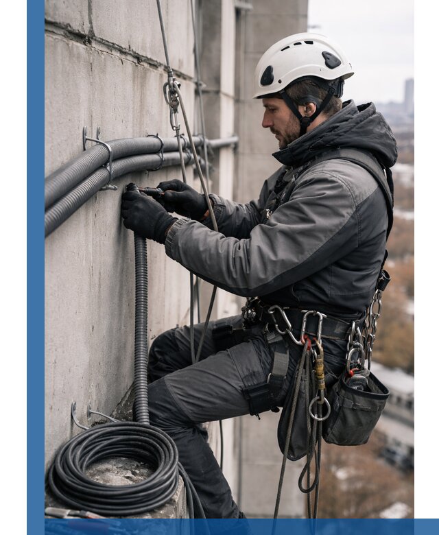 Профессиональный монтаж гофры для кабеля в Вязьме с гарантией