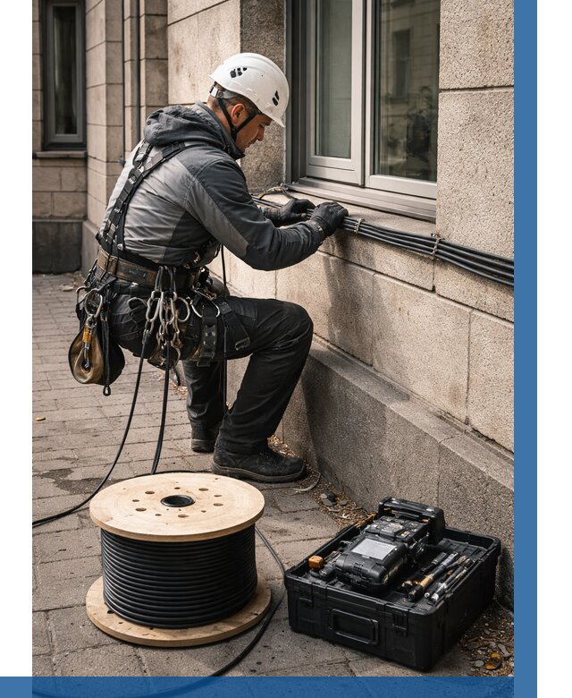 Прокладка оптоволоконного кабеля в Вязьме от 823 р. | ВЫСОТНИК-Взь