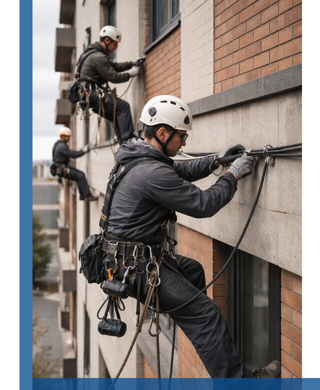 Крепление кабеля на фасаде монтаж и крепеж в Вязьме