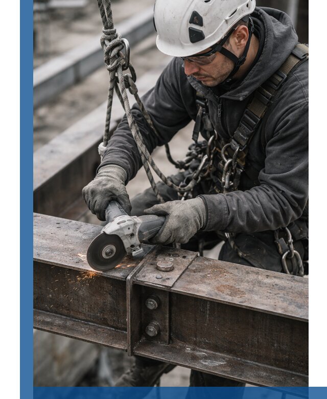 Резка металла на высоте в Вязьме для зданий и конструкций