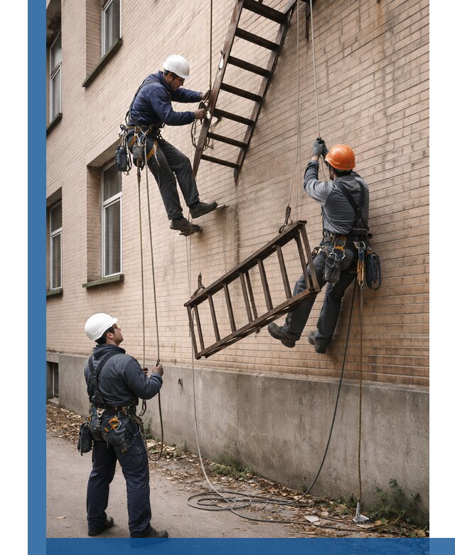 Демонтаж пожарной лестницы в Вязьме быстро и безопасно