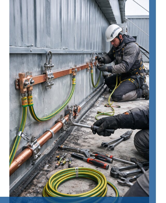 Монтаж заземления здания в Вязьме от 25705 р. | ВЫСОТНИК-Взь