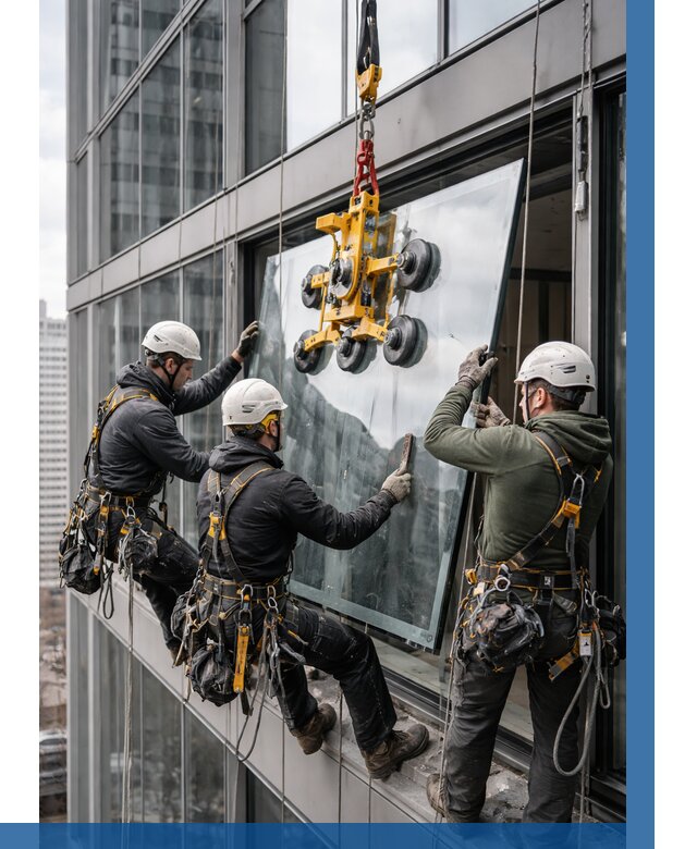 Фасадное остекление зданий под ключ в Вязьме от 10282 р. | ВЫСОТНИК-Взь