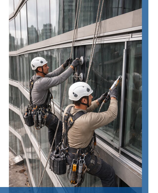 Радиусное остекление фасада в Вязьме от 12338 р. | ВЫСОТНИК-Взь