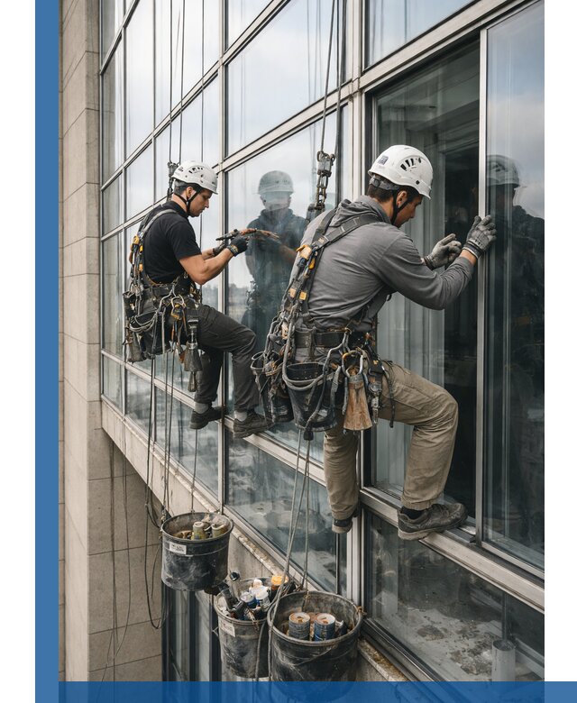 Ремонт витражных конструкций и фасадного остекления в Вязьме