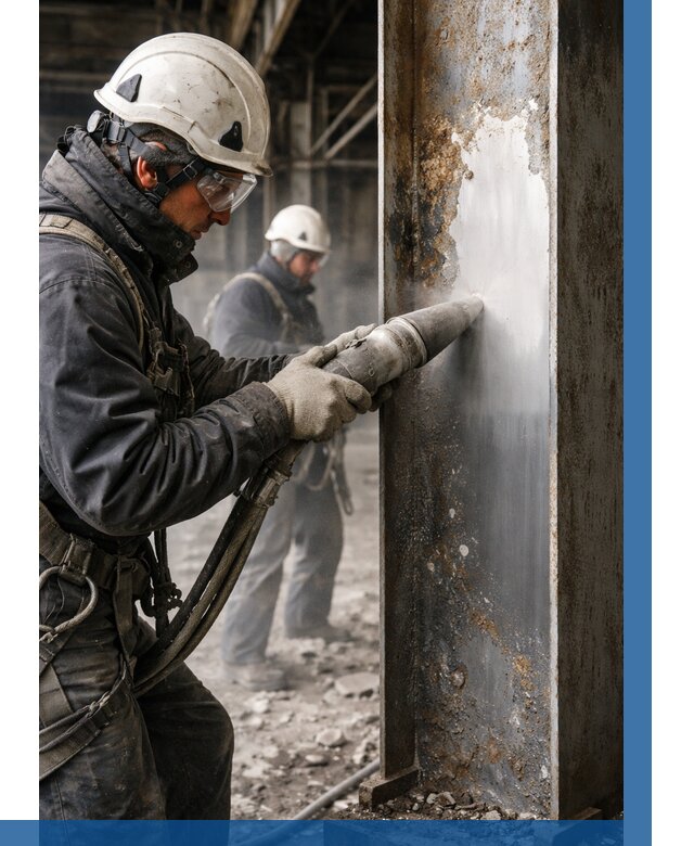 Удаление старой краски с металла в Вязьме от 463 р. | ВЫСОТНИК-Взь