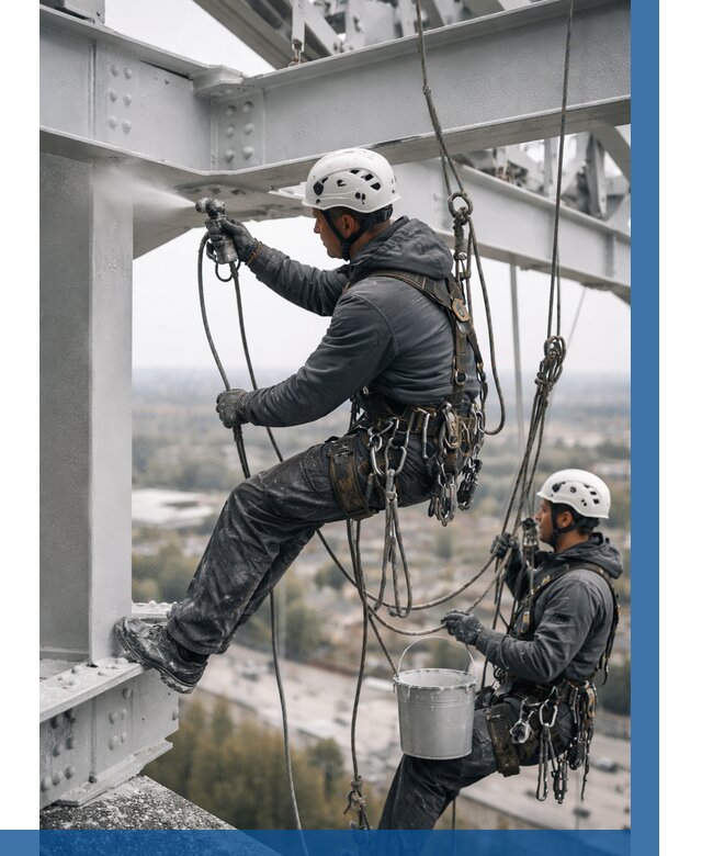 Покраска металлоконструкций на высоте в Вязьме 360 р |ВЫСОТНИК-Взь