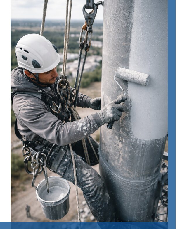 Покраска мачт связи под ключ в Вязьме от 874 р. | ВЫСОТНИК-Взь