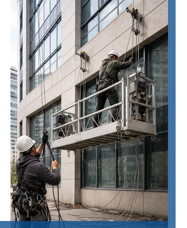 Монтаж и подъем фасадной люльки в Вязьме от 12338 р. | ВЫСОТНИК-Взь