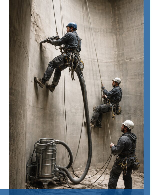 Зачистка силосов в Вязьме от 4627 р. Договор и смета ВЫСОТНИК-Взь