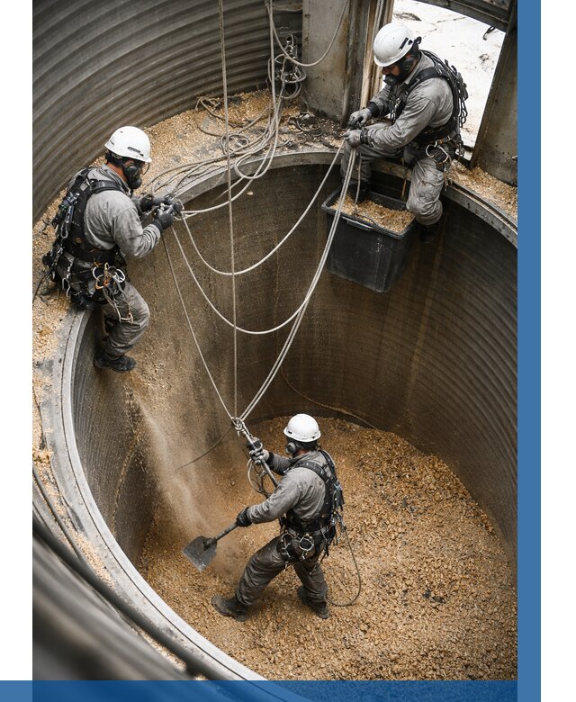 Чистка зерновых бункеров в Вязьме от 12338 р. | ВЫСОТНИК-Взь