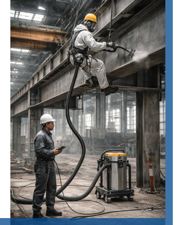 Обеспыливание конструкций в цехе в Вязьме от 4318 р. | ВЫСОТНИК-Взь