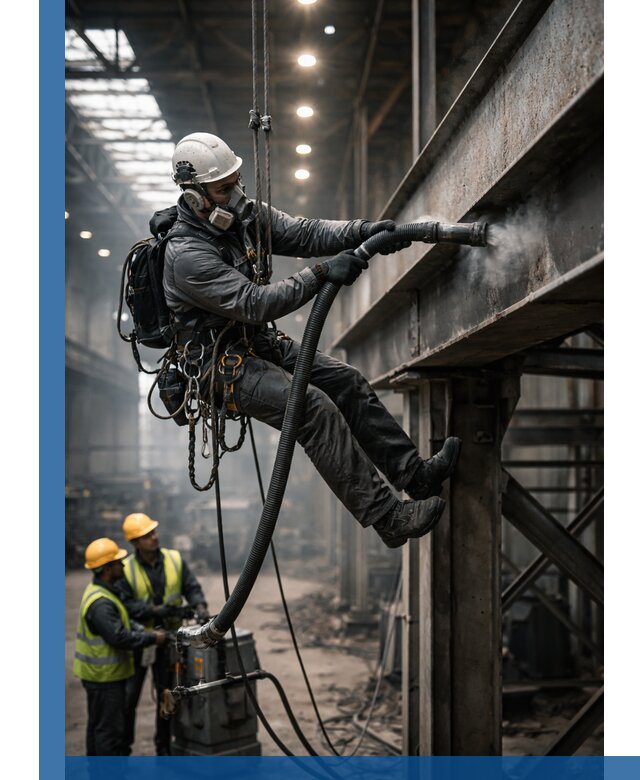 Обеспыливание конструкций в цехах промышленного производства в Вязьме