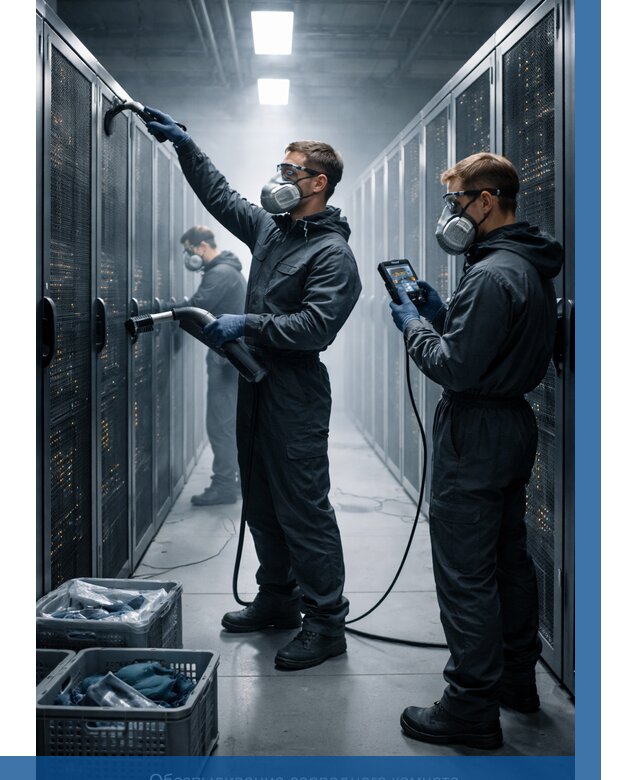 Обеспыливание серверной комнаты в Вязьме от 4627 р. | ВЫСОТНИК-Взь