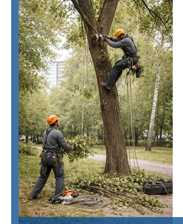 Санитарная обрезка деревьев в Вязьме, профессионально и безопасно