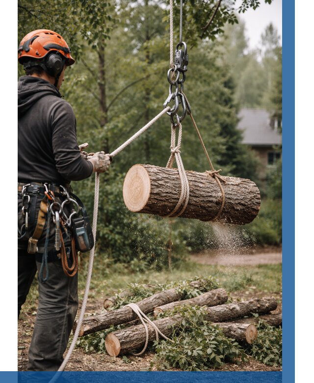 Валка деревьев частями в Вязьме от 7712 р. | ВЫСОТНИК-Взь