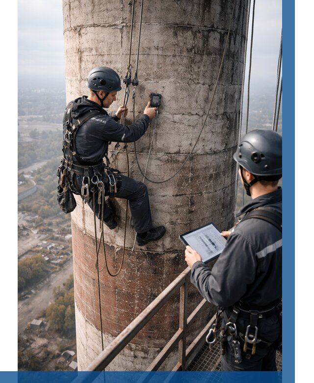 Обследование дымовой трубы в Вязьме от 8226 р. | ВЫСОТНИК-Взь