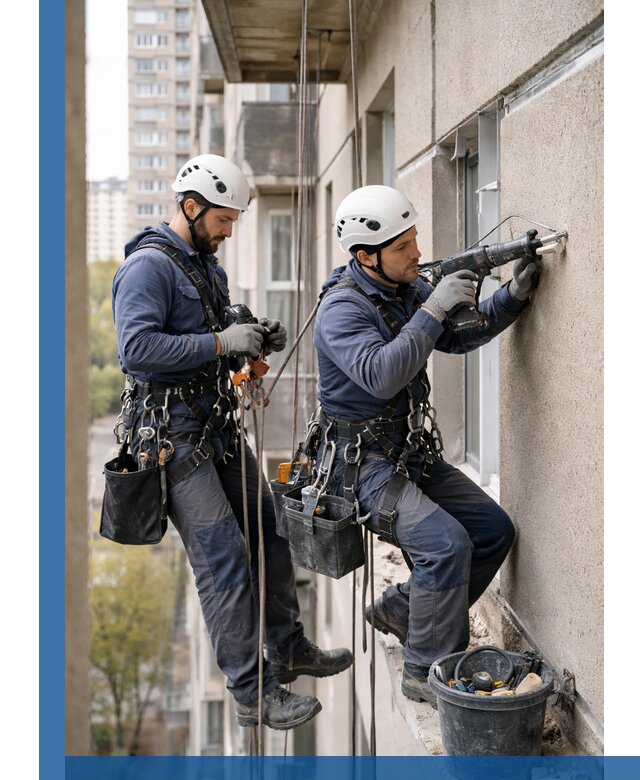 Промышленные альпинисты высотные работы и монтаж в Вязьме